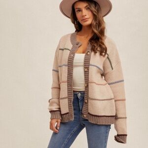 NWT Hem & Thread Boutique Large Cardigan